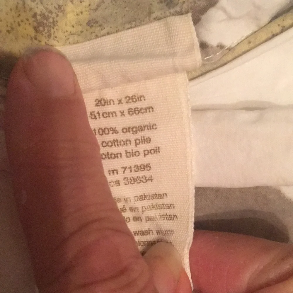 3 West Elm GREEN Shams -Fair trade certified